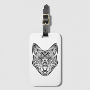 Inspired Wolf Head Luggage Tag