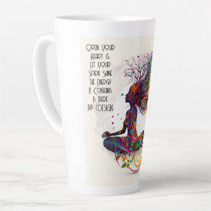 Inspired Woman Open Heart Latte Mug