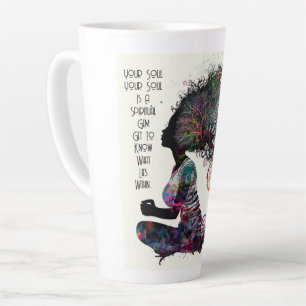 Inspired Woman Spiritual Gem Latte Mug