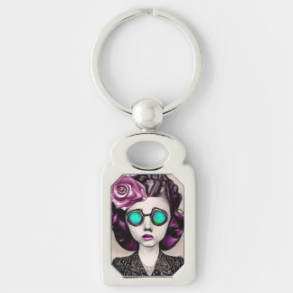 Inspirewire Opal Goggles Girl Key Ring