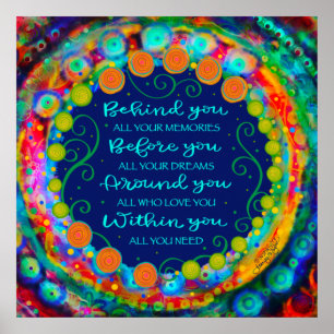 Inspiring All You Need Quote Classroom School Poster