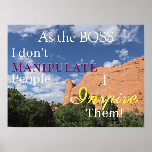 Inspiring Boss Poster (Front)