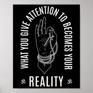 Inspiring Buddhism Law Of Attraction Quote Spiritu Poster