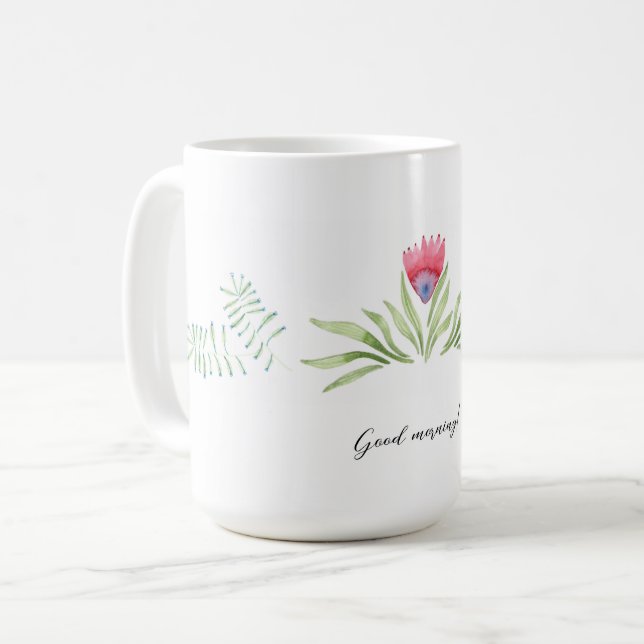 Inspiring Calm Morning Mug  (Front Left)