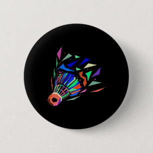 Inspiring Dminton Playing Game Player Women Men Ki 6 Cm Round Badge