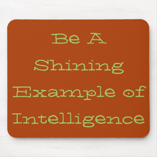 Inspiring Encouragement STEM Geeky Office Goodies Mouse Pad (Front)