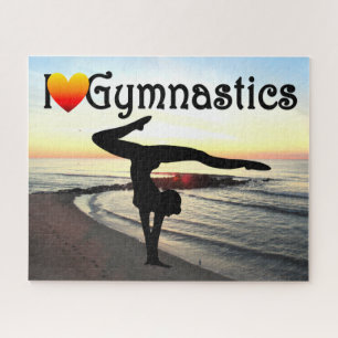 INSPIRING I LOVE GYMNASTICS PUZZLE