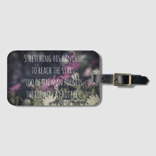 Inspiring Jeremy Bentham Quote Luggage Tag
