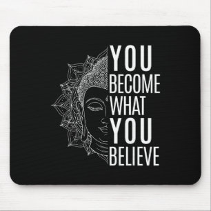 Inspiring Law Of Attraction Quote Buddha Spiritual Mouse Pad