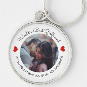 Inspiring Love Add your own photo and Message Key Ring