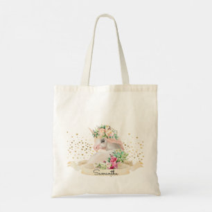Inspiring Magical Watercolor Unicorn Tote Bag