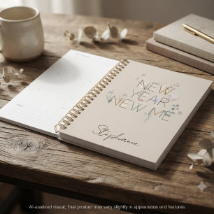 Inspiring Pastel Watercolor Wildflower Fresh Start Planner