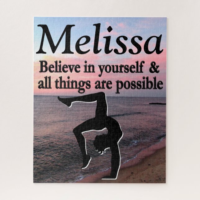 INSPIRING PERSONALIZED GYMNASTICS PUZZLE (Vertical)