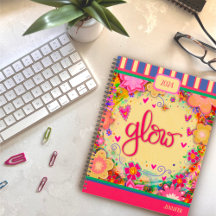 Inspiring Pretty Floral Glow Personalised Fun 