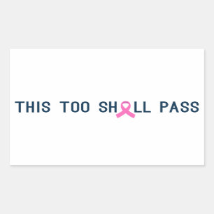 Inspiring Quote Breast Cancer Awareness   Sticker