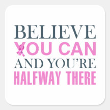 Inspiring Quote Breast Cancer Awareness | Sticker