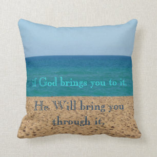 Inspiring Quote Throw Pillow