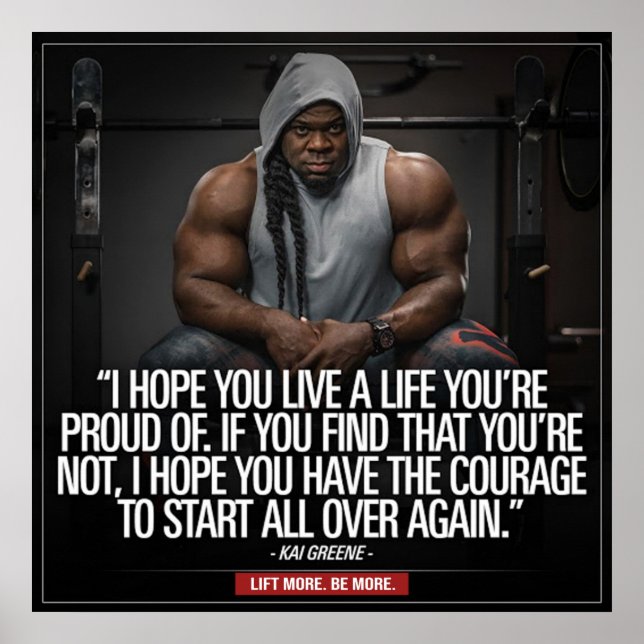 Inspiring Quote - Workout Motivational Poster (Front)