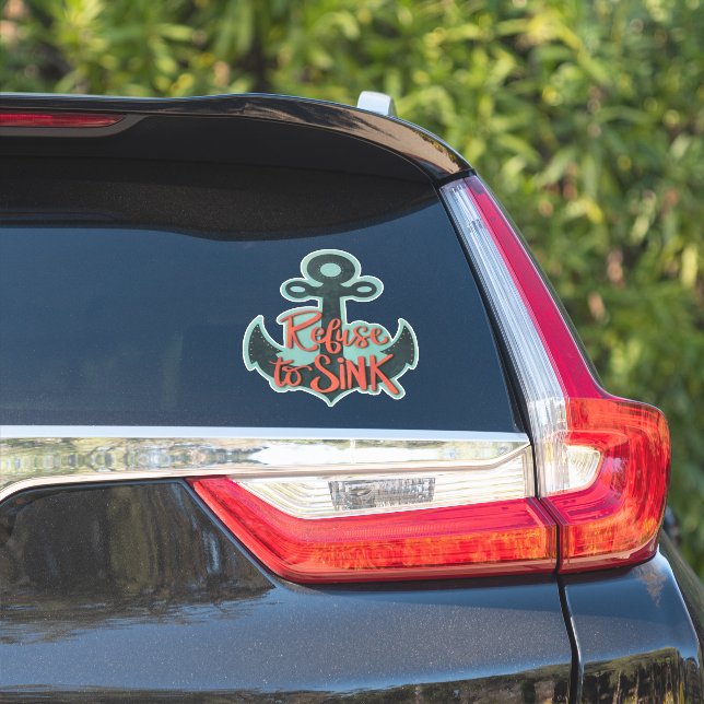 Inspiring Refuse to Sink Fun Anchor Inspirivity (Car Side)