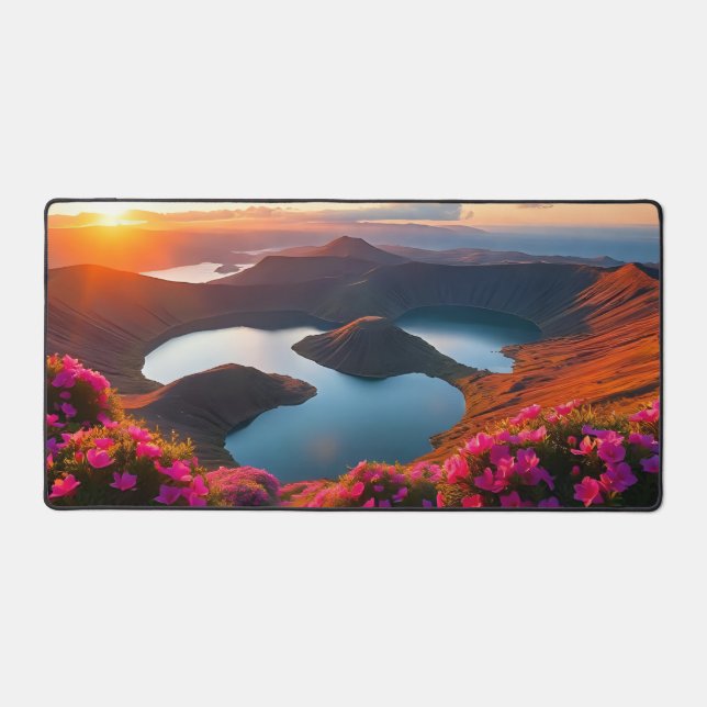 Inspiring scenic landscape desk mat (Front)