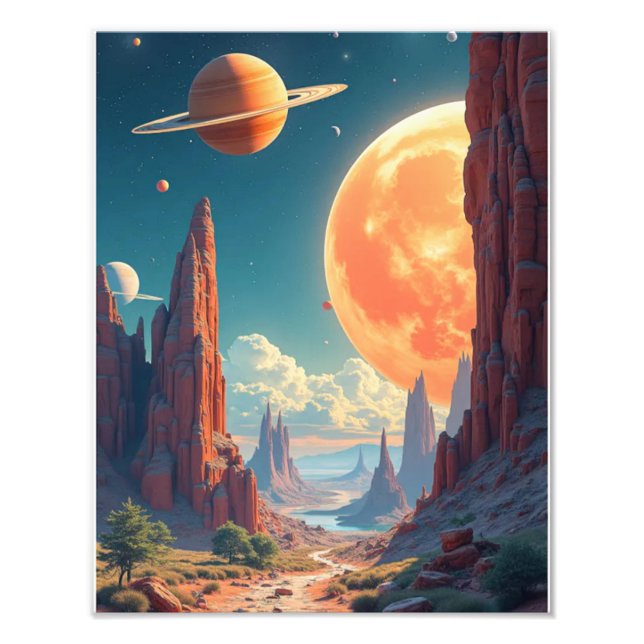 Inspiring space Prints & Imaginative Space-Themed (Front)
