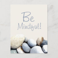 Inspiring Stylish Be Mindful Pebble Stones