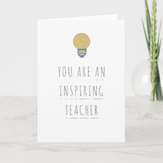 Inspiring Teacher Phonics Greeting Card