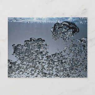Inspiring Water bubbles Postcard