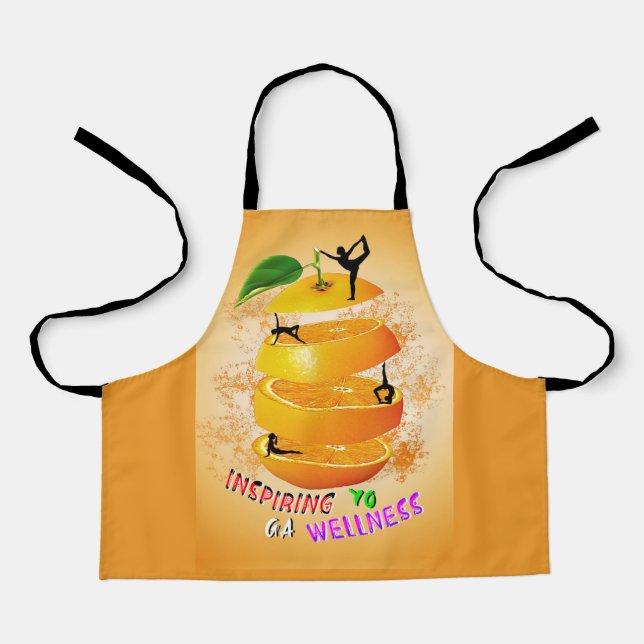 Inspiring Wellness Yoga Apron (Front)