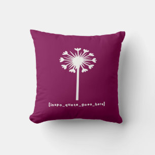 Inspo Quote Goes Here Cushion