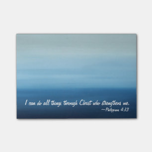 Inspriational Scripture Ocean Post-it Notes