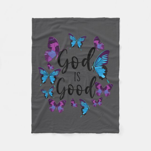 Insrational Scripture Verse God Faith Hd0 Christia Fleece Blanket (Front)