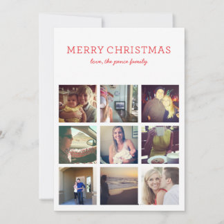 InstaChristmas Multi-Photo Christmas Card