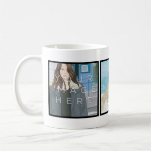 Instagram 3 Photo Customisable Classic Mug Designs