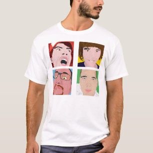 Instagram 4 Photo Men's Custom Shirt Design