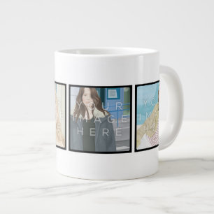 Instagram 4-Photo Personalised Custom Jumbo Mug