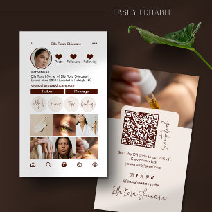 Instagram Business Card 