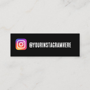 instagram business card