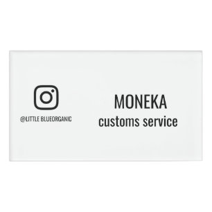 Instagram Business Cards Your Instagram Name ID Tag