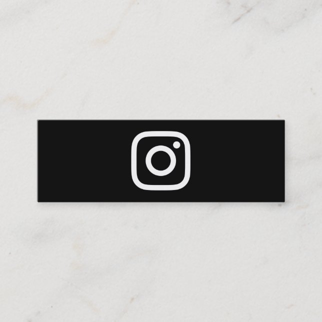 instagram followers mini business card (Front)