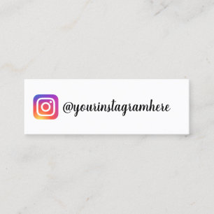 instagram gradient trendy modern business card