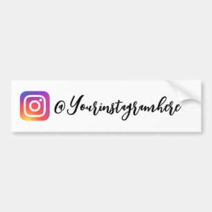 Instagram Handle Script sticker