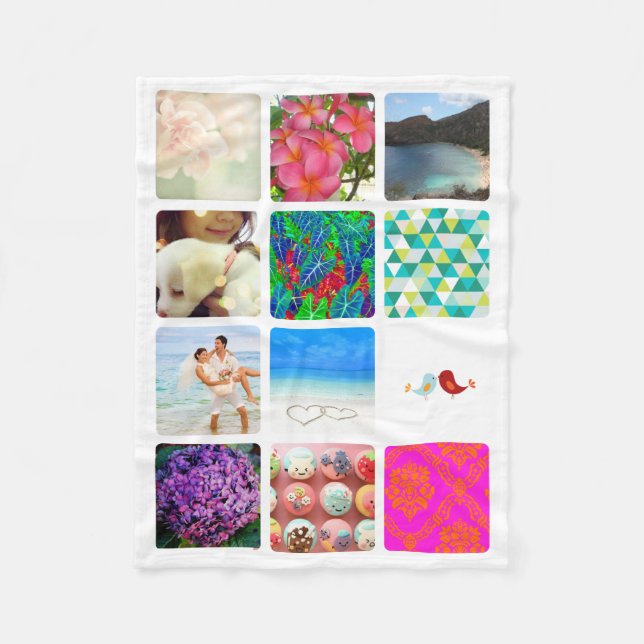 INSTAGRAM IT! 12 PHOTOS/DIY FLEECE BLANKETS (Front)