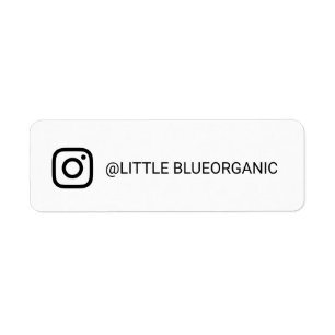Instagram Label   Your Instagram Name Sticker