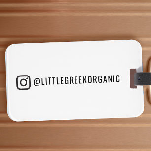 Instagram Luggage Tag   Your Instagram Name 