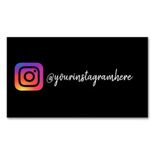 Instagram Magnetic Business Card