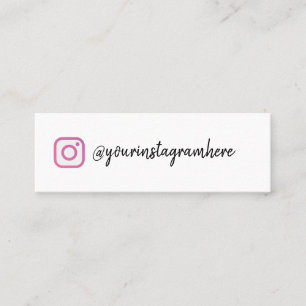 instagram mini business card