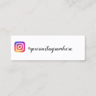 instagram mini business card