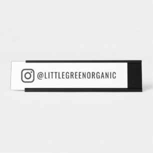 Instagram Name Plate Your Insta Name Desk Sign