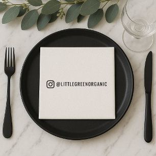 Instagram Napkins Your Insta Name Paper Napkins